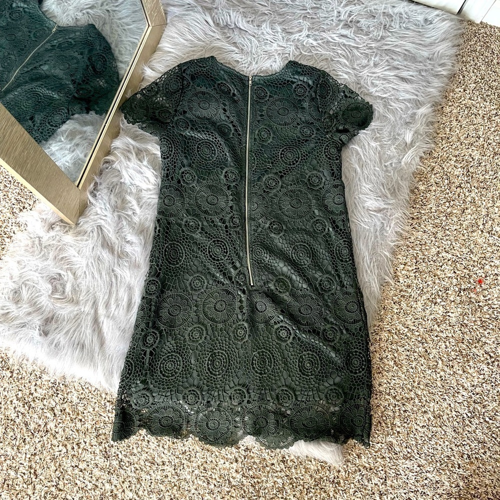 Green Embroidery Lace Dress - Picture 3 of 6